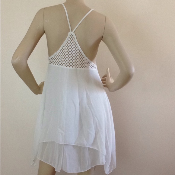 SALE! Sexy Little White Cover up Dress! - Picture 4 of 5